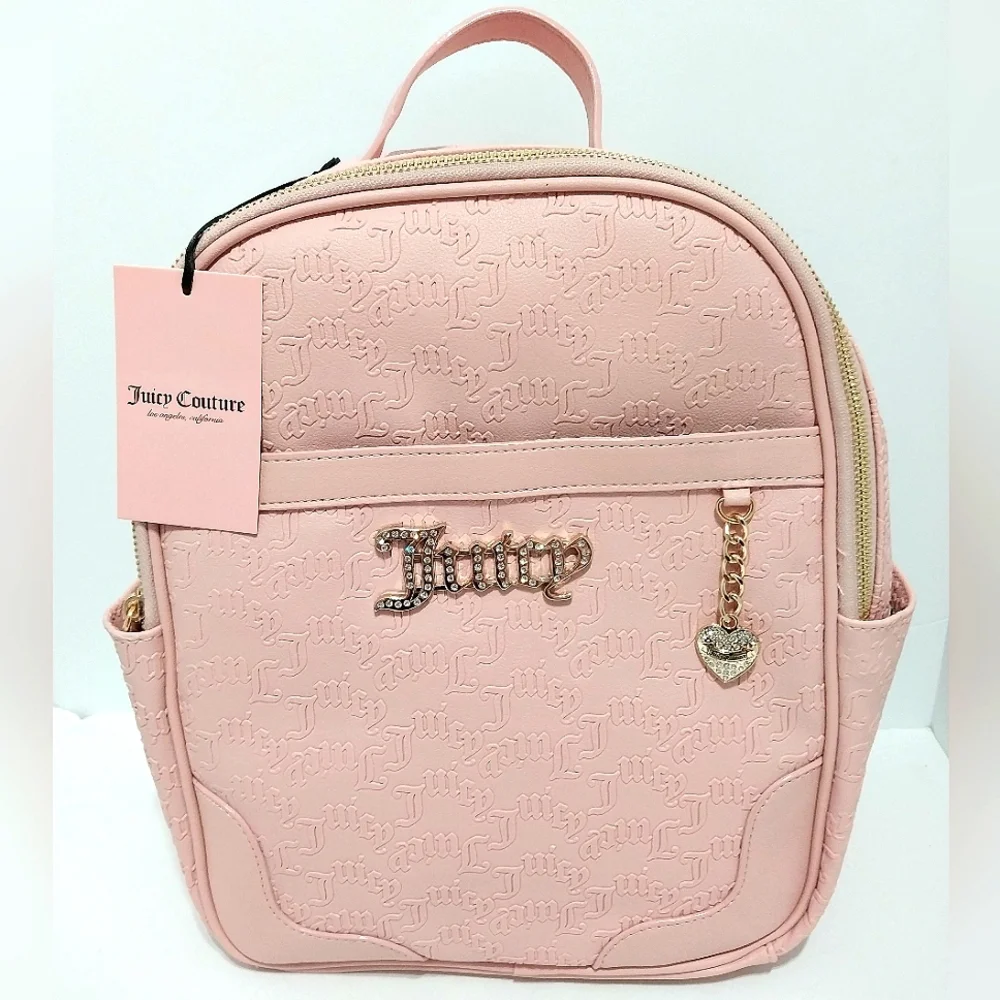 Juicy Couture Heartless Backpack, Pink‎ Diamond, NWT
